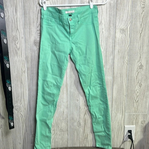 Women’s Flying Monkey Green Jean Pants Size 30 - Picture 1 of 6